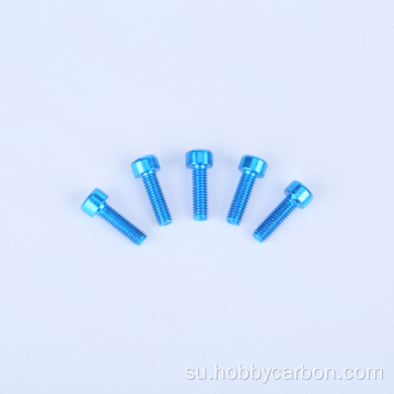 DIN912 Aluminium Hex stop kontak screws pikeun drones